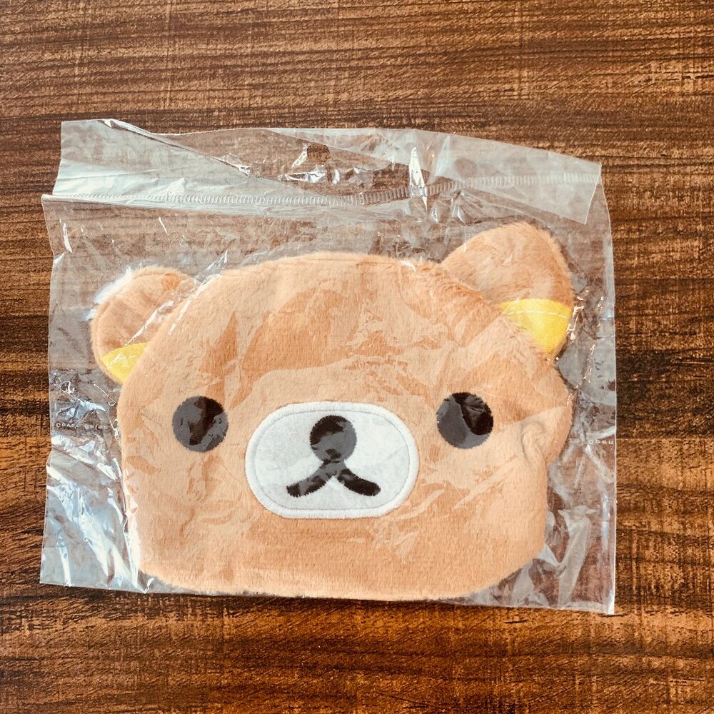 NWT Rilakkuma Bear Japan Fabric Face Mask Reusable 1 Mask Adult Size